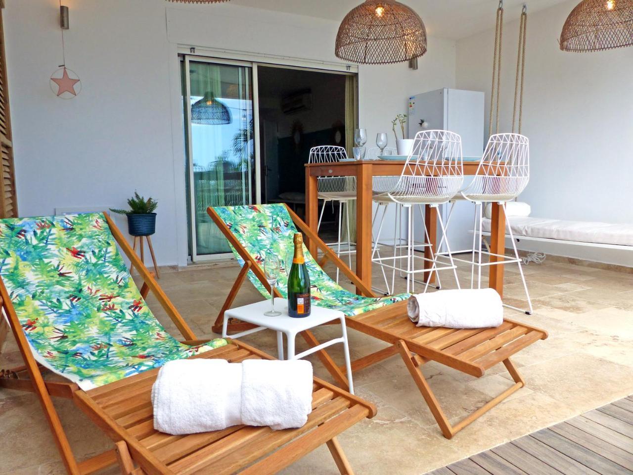 La Boheme, Residence De 5 Appartements Avec Piscine, Vue Ocean, Petite Ile المظهر الخارجي الصورة