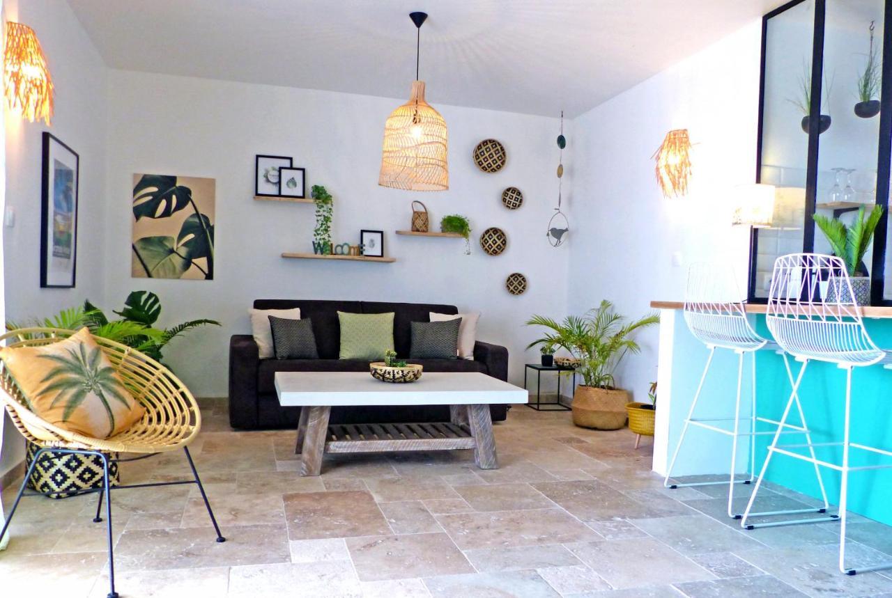 La Boheme, Residence De 5 Appartements Avec Piscine, Vue Ocean, Petite Ile المظهر الخارجي الصورة